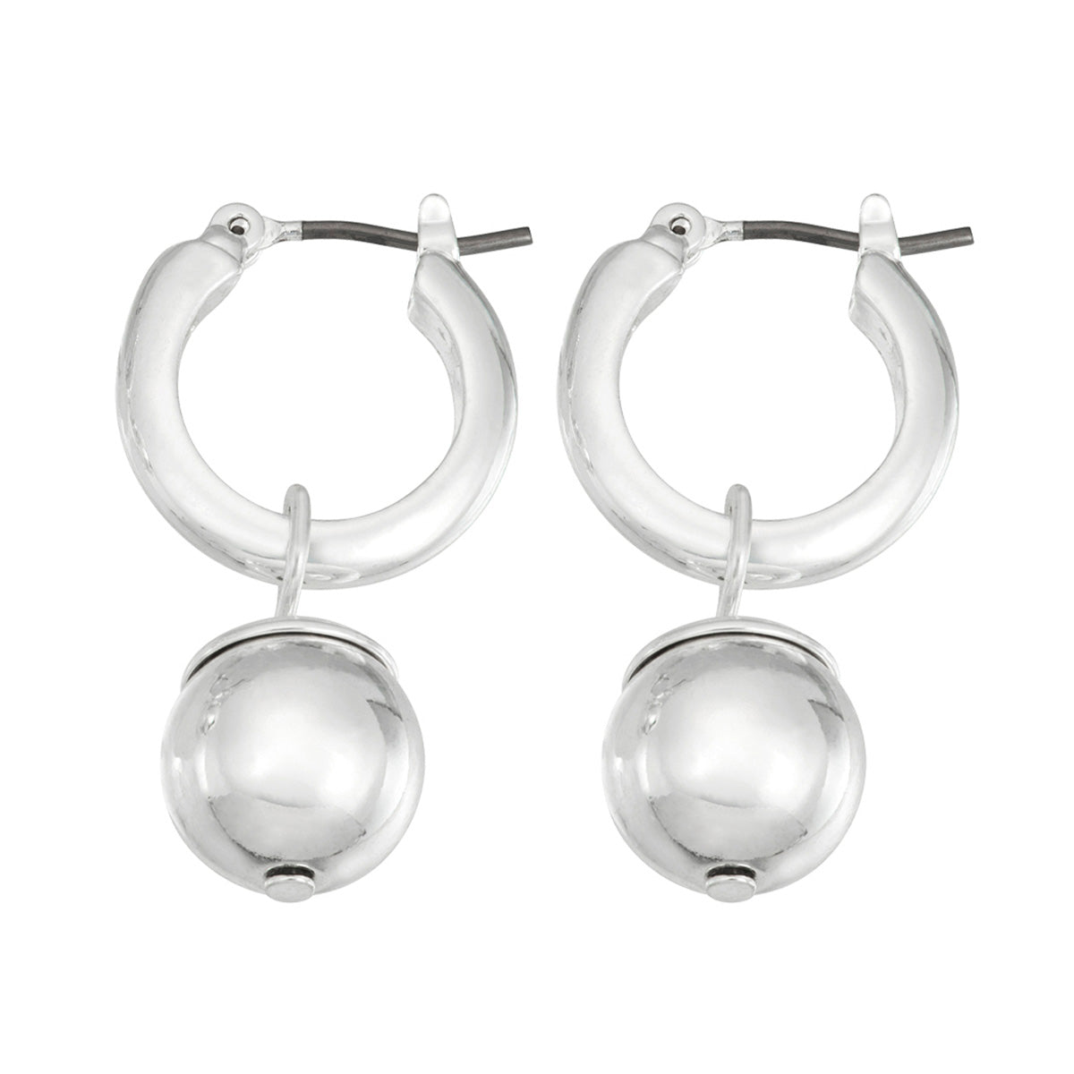 ARETES NAPIER SILVER BEADS PLATA