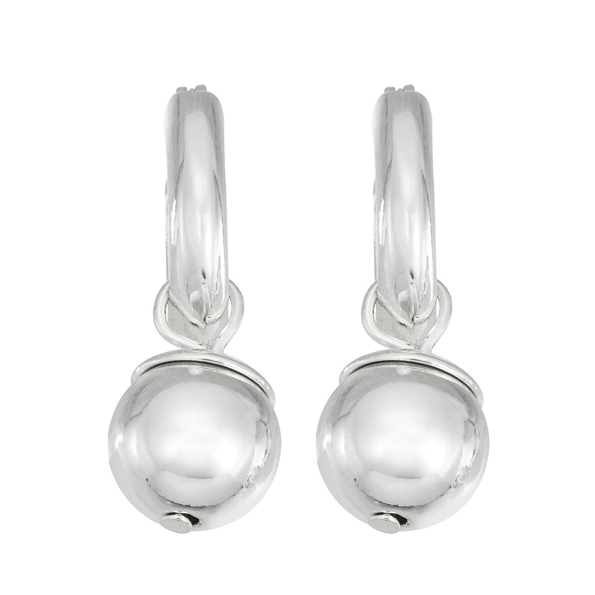 ARETES NAPIER SILVER BEADS PLATA