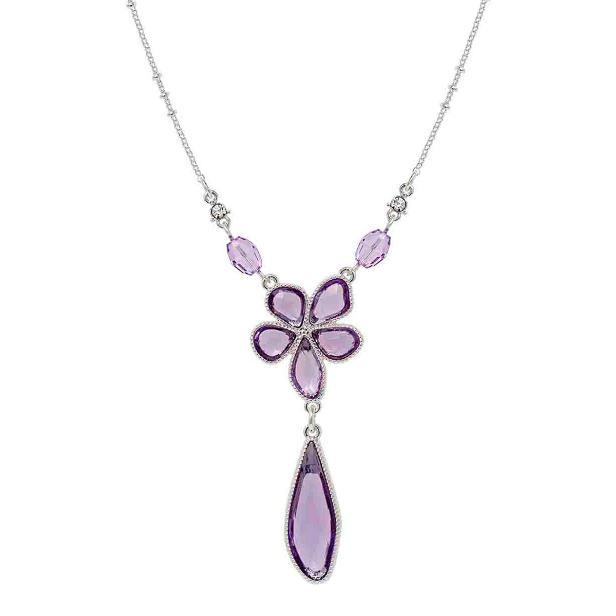 COLLAR NAPIER PASTEL BLOSSOM PLATA