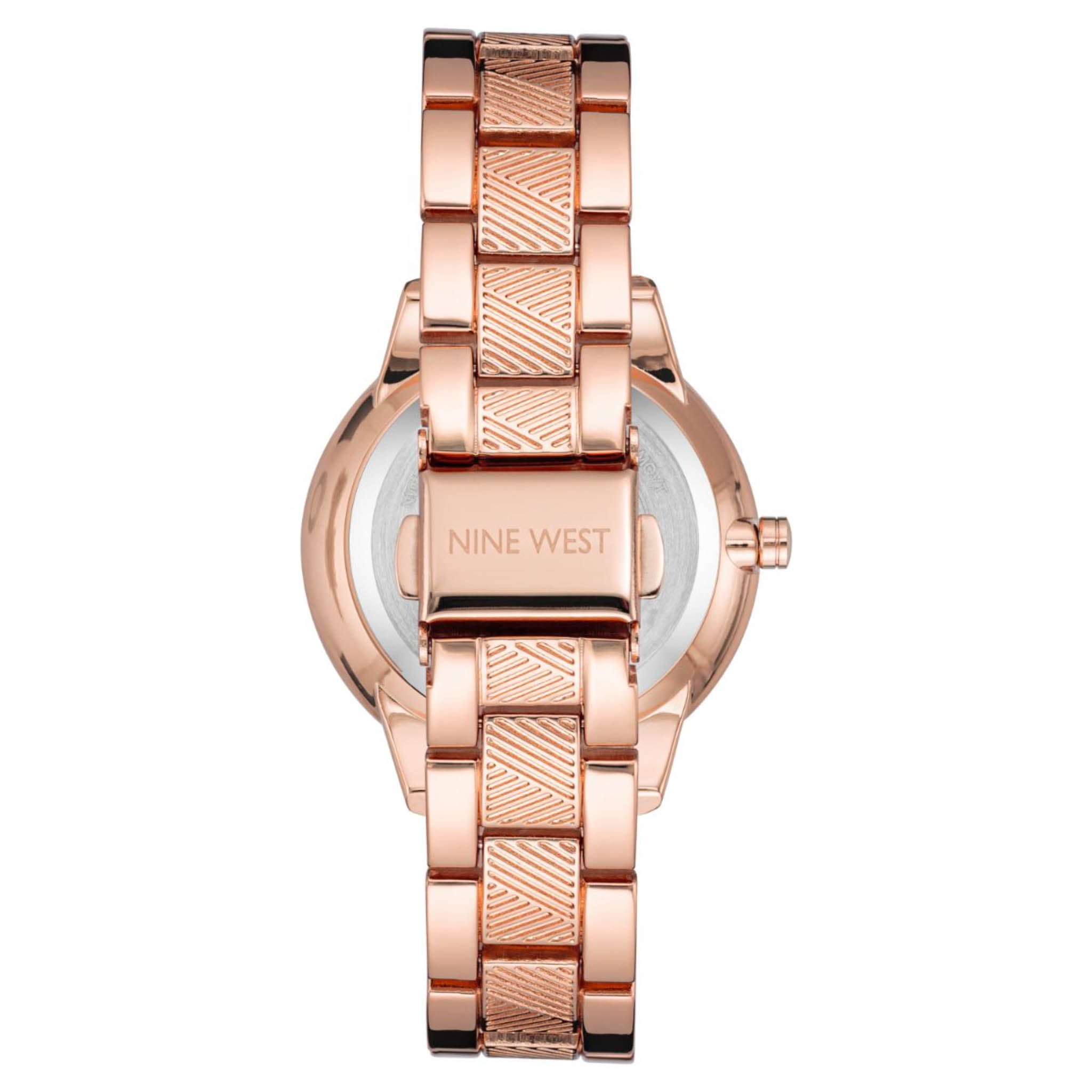 Reloj Nine West Color Dorado Rosa Nw2760Wtrg