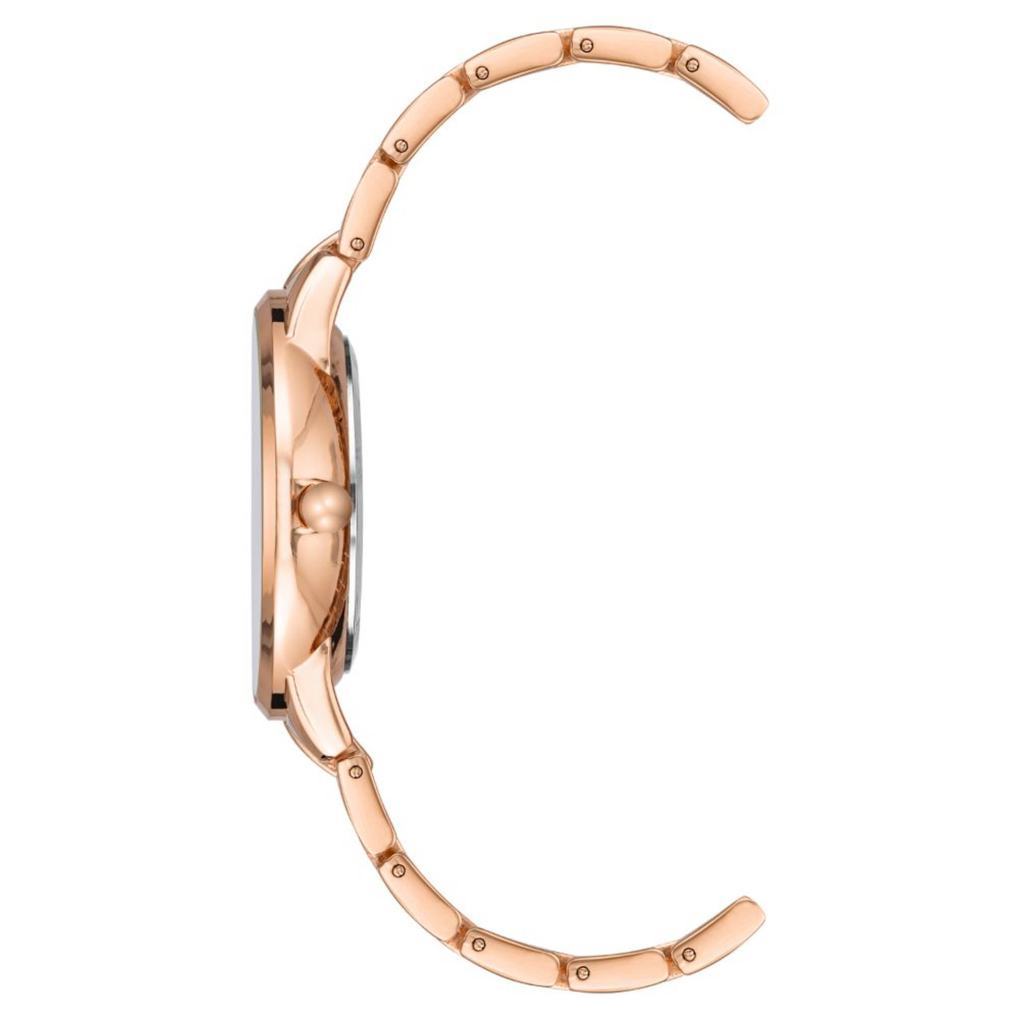 Reloj Nine West Color Dorado Rosa Nw2760Wtrg