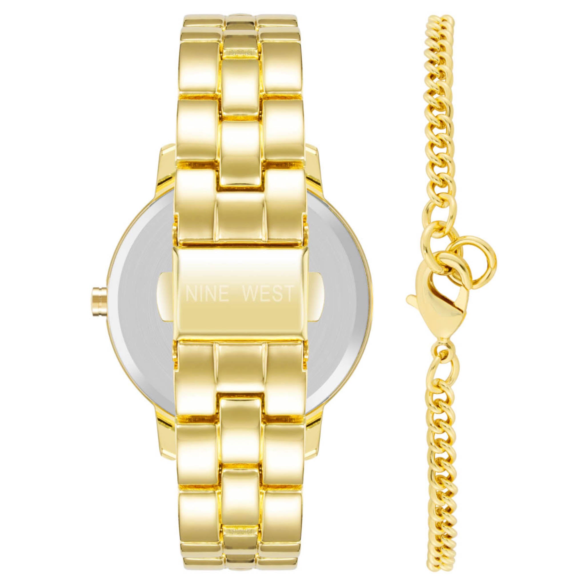 Reloj Nine West Color Dorado Nw2772Gpst