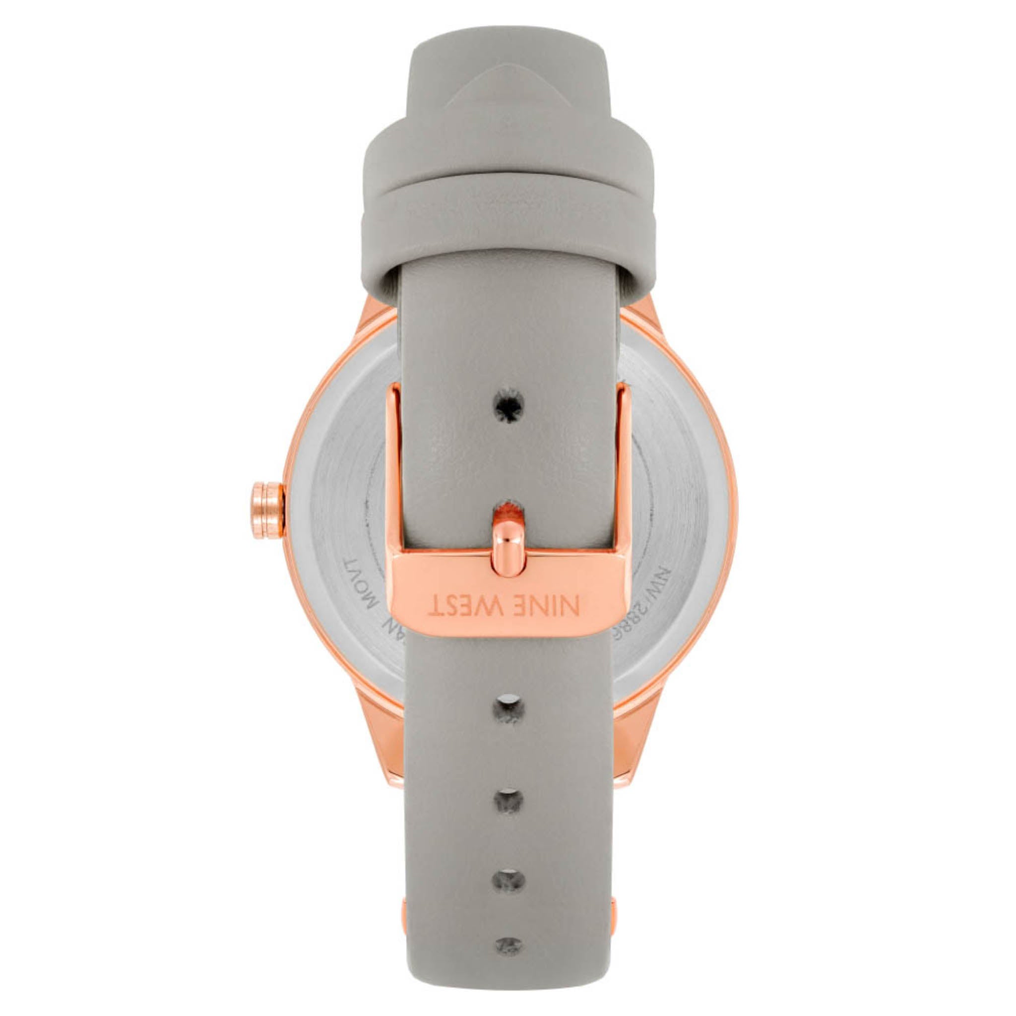Reloj Nine West Color Gris Nw2886Rggy