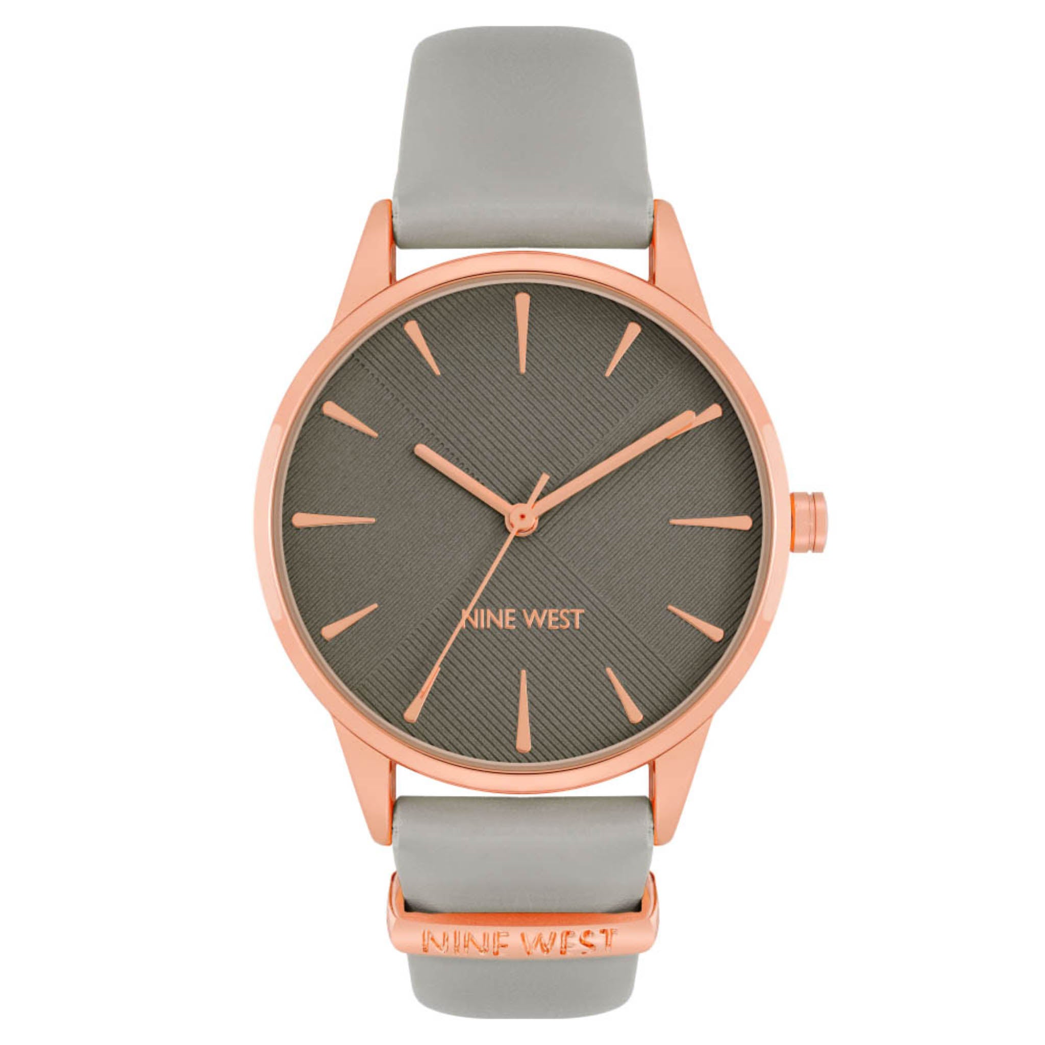 Reloj Nine West Color Gris Nw2886Rggy