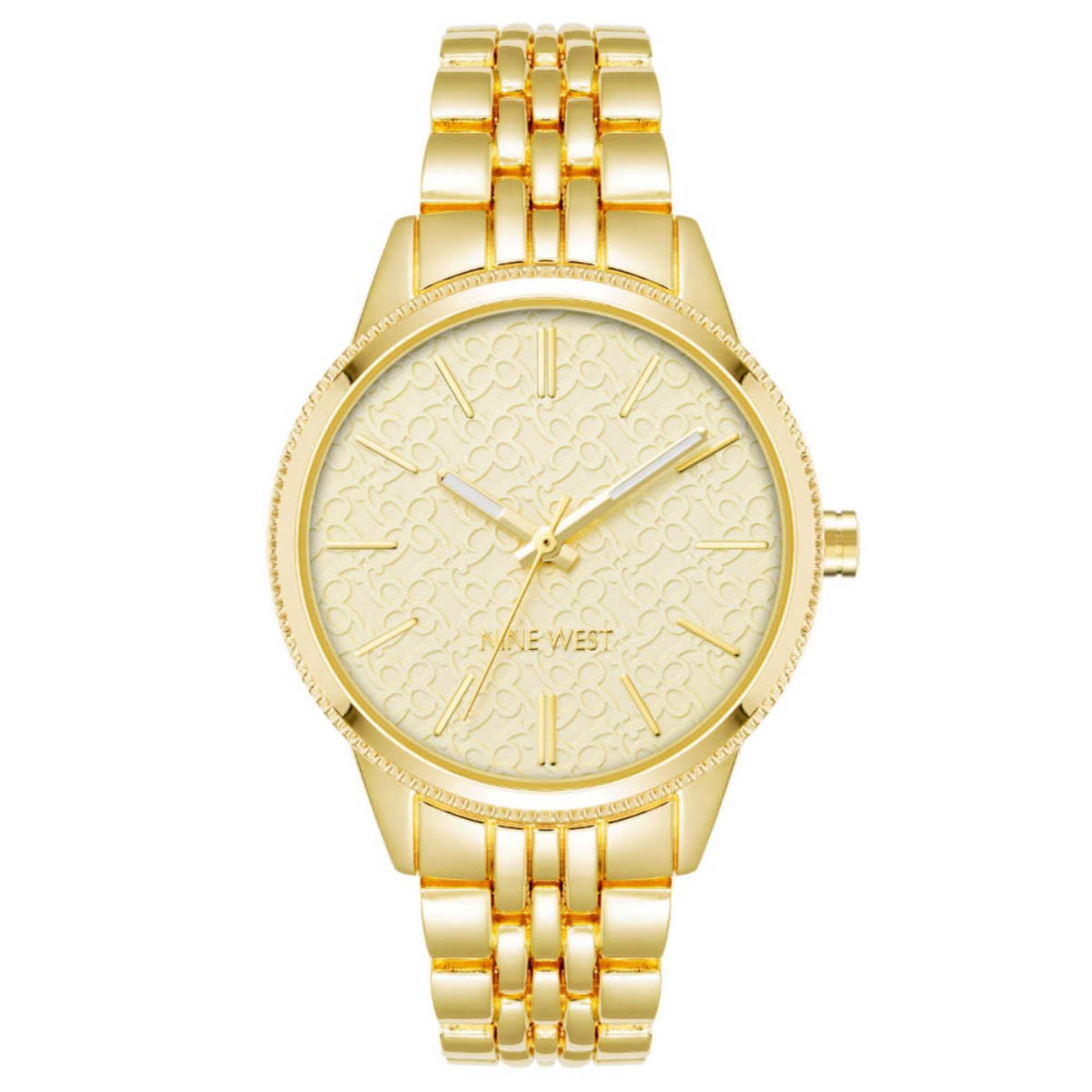 Reloj Nine West Color Dorado Nw2896Chgb