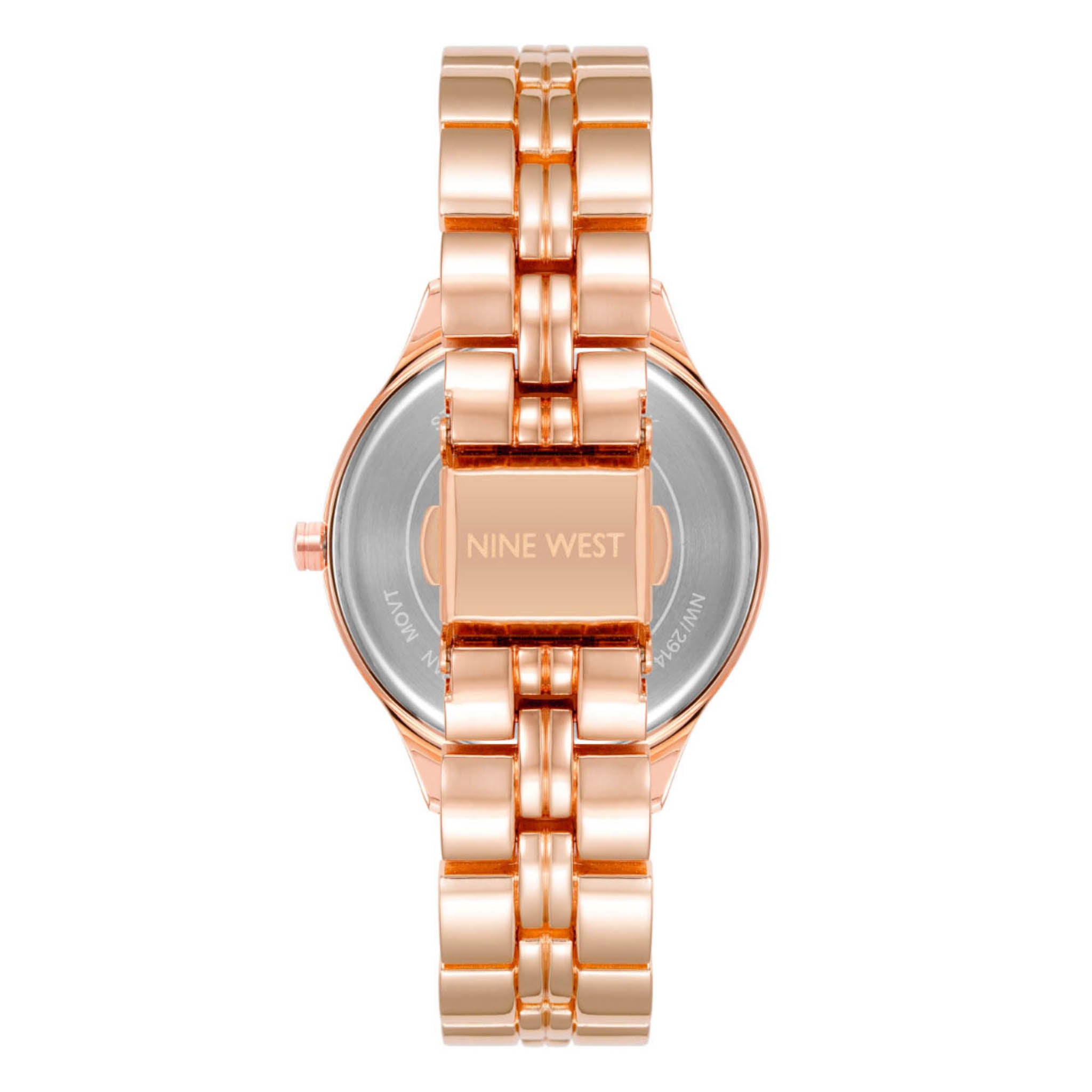 Reloj Nine West Color Dorado Rosa Nw2914Mirg