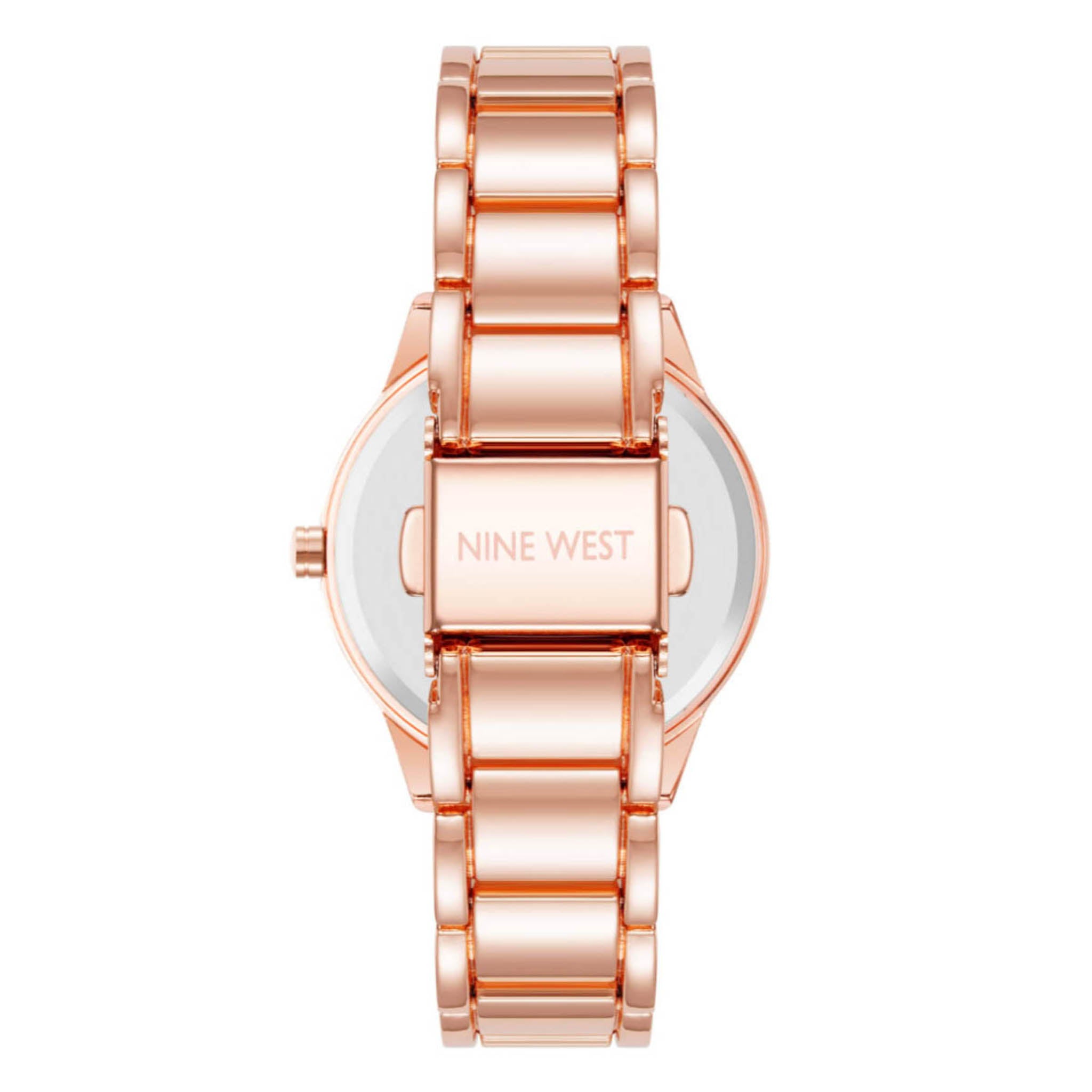 Reloj Nine West Color Dorado Rosa Nw2936Tprg