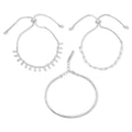 PULSERA NINE WEST SILVER METAL A1 PLATA