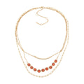 COLLAR NINE WEST SET COLOR MULTIPLIER DORADO