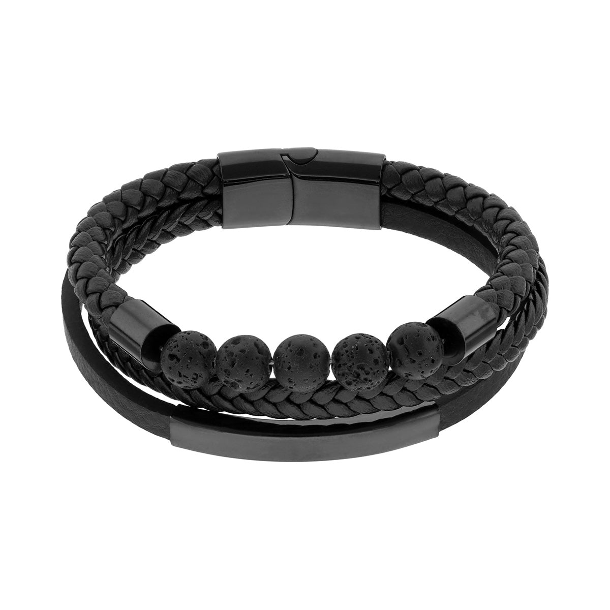PULSERA  QUANTUM COLOR PLATA FORMA CUADRADA QUA.JGB.3049.351