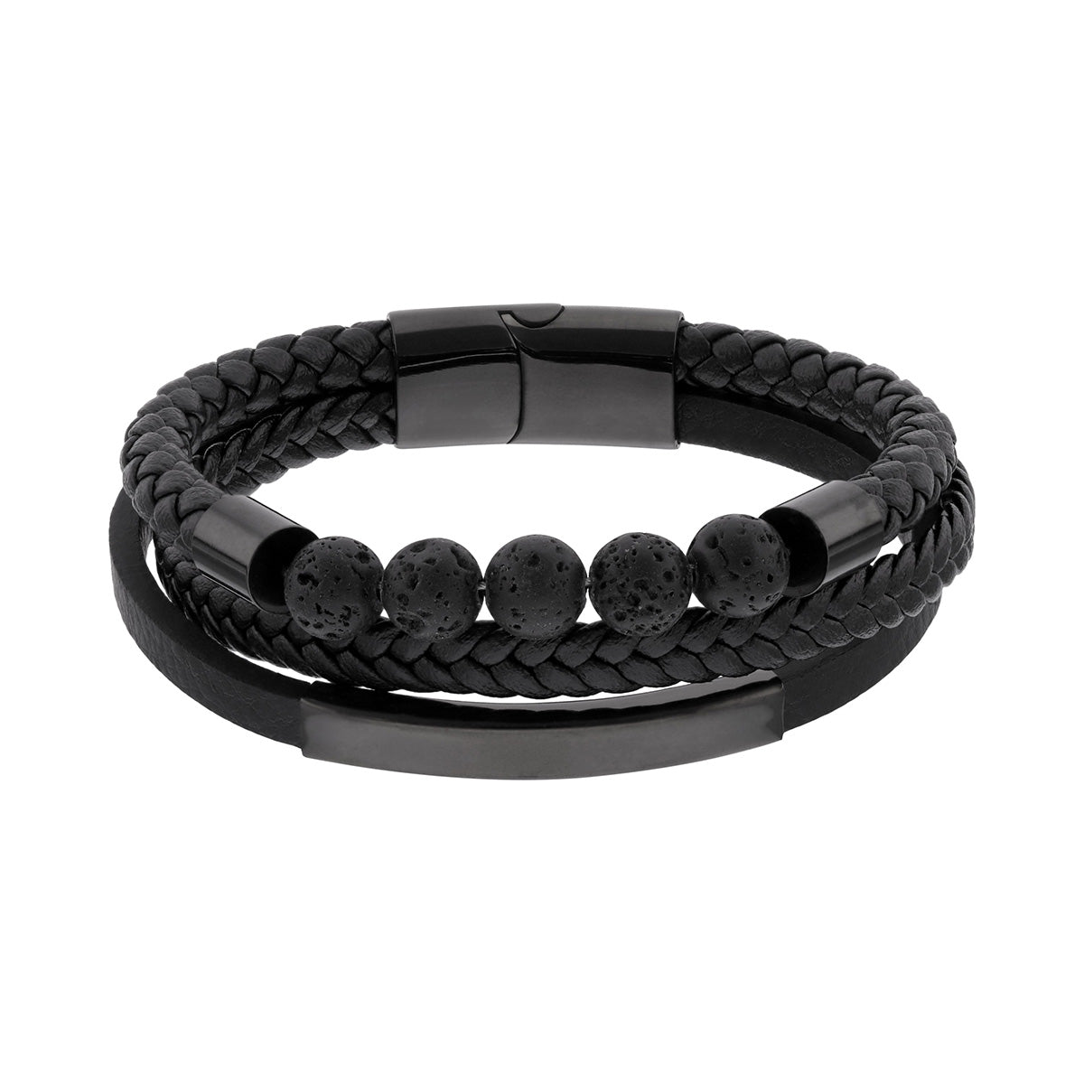 PULSERA  QUANTUM COLOR PLATA FORMA CUADRADA QUA.JGB.3049.351