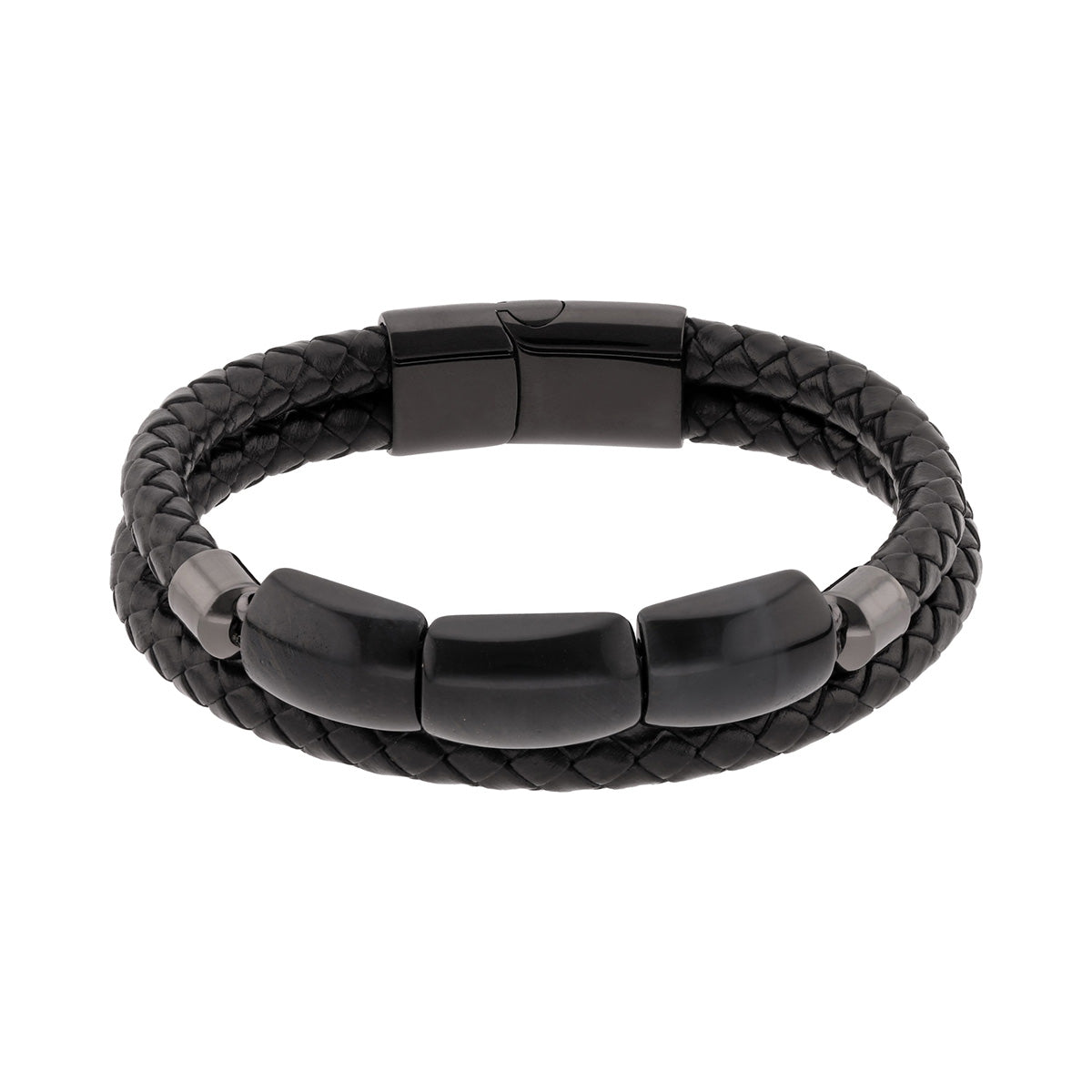 PULSERA  QUANTUM COLOR PLATA FORMA CUADRADA QUA.JGB.3064.361